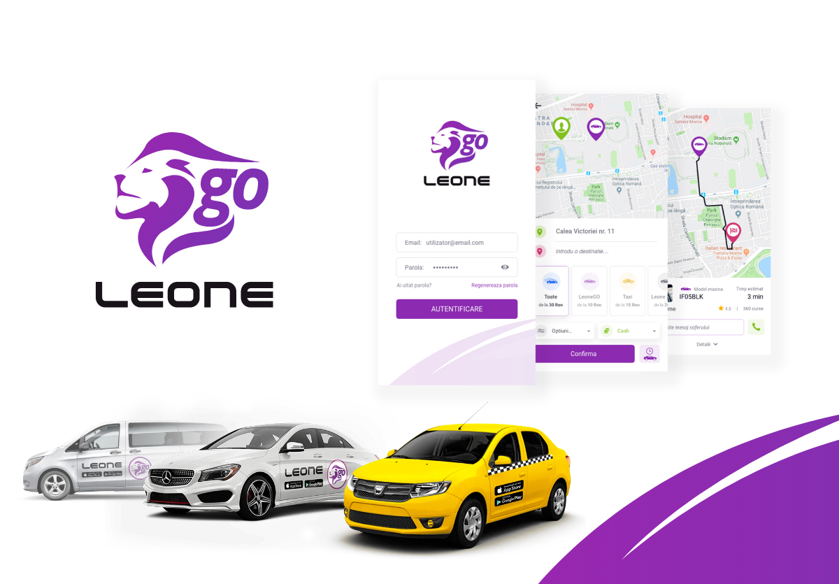 LeoneGo - iOS & Android Ridesharing Mobile App